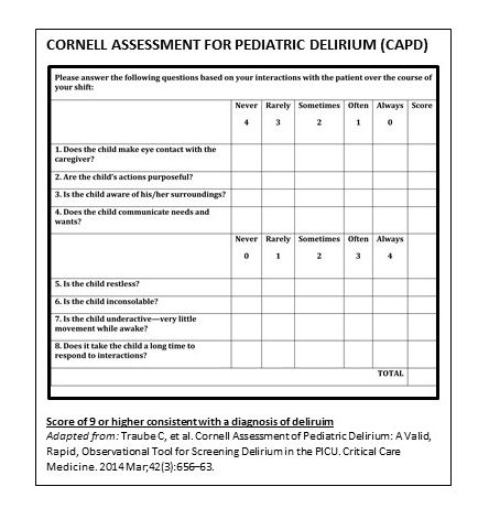 Delirium Research Program | Pediatrics